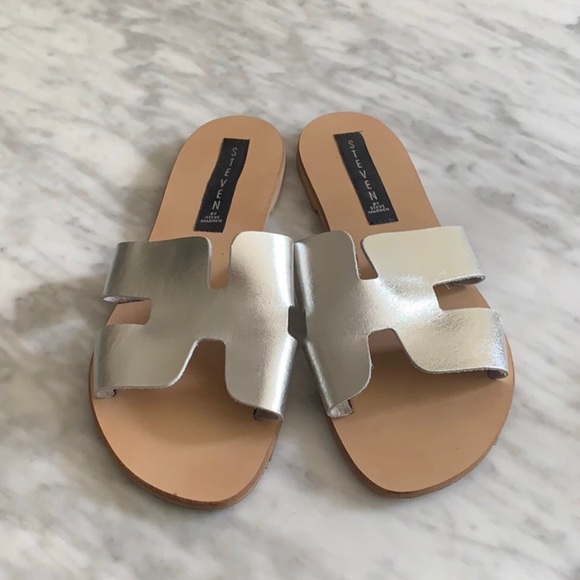 Steven By Steve Madden Shoes - 🛍 Steven by Steve Madden Greece in Silver 8.5